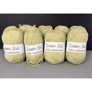 Debbie Bliss Baby Cashmerino Yarn Dye Lot Bag of 9 Skeins Green - 340018 New
